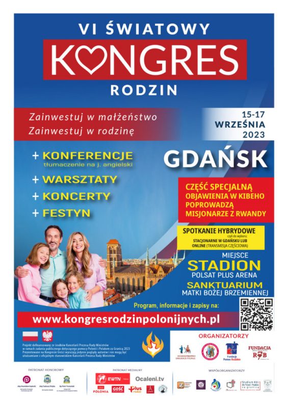 Plakat Kongresu Rodzin Polskich i Polonijnych